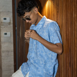Camisa De Chalis Azul Artico