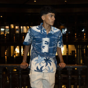 Camisa De Chalis Azul