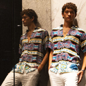 Camisa De Chalis Multicolor