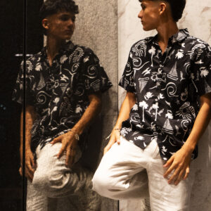 Camisa De Chalis Negra